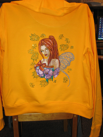 jacket fairy embroidery